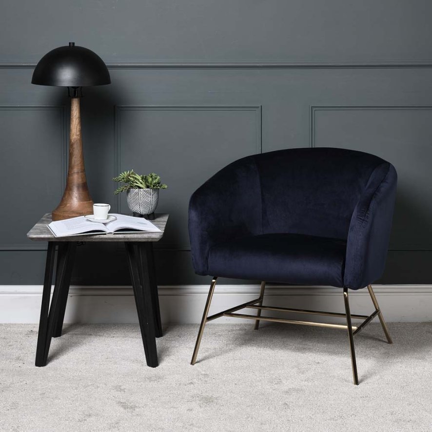 An image of Rosa Chair - Blue