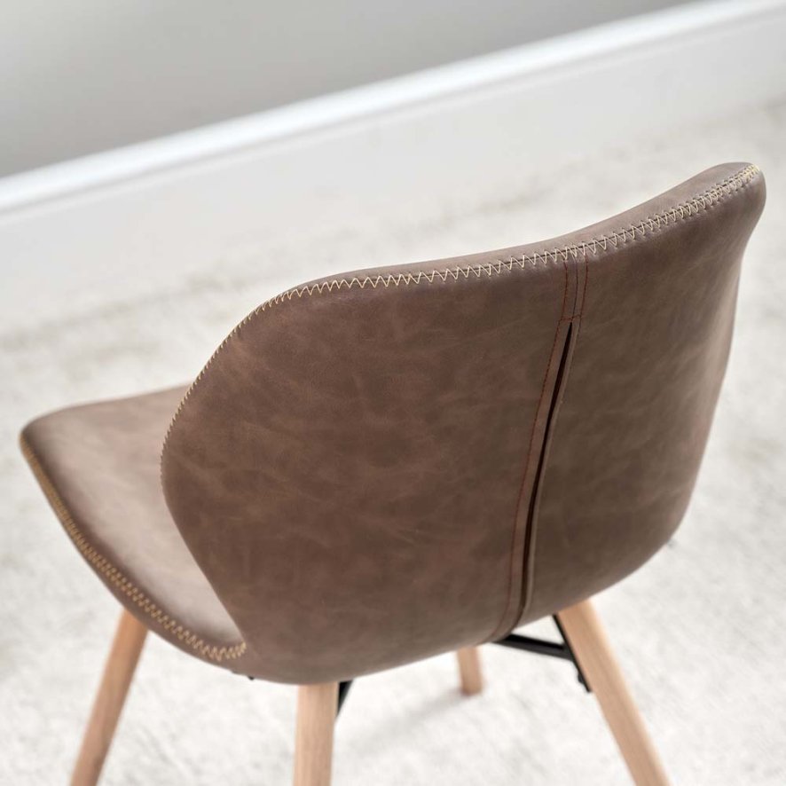 Clearance Durada Dining Chair Light Brown (Set of 2) Woods Furniture