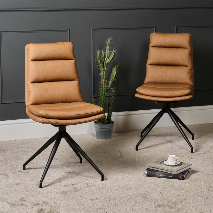 Woods Nico Dining Chair - Tan (Set of 2)