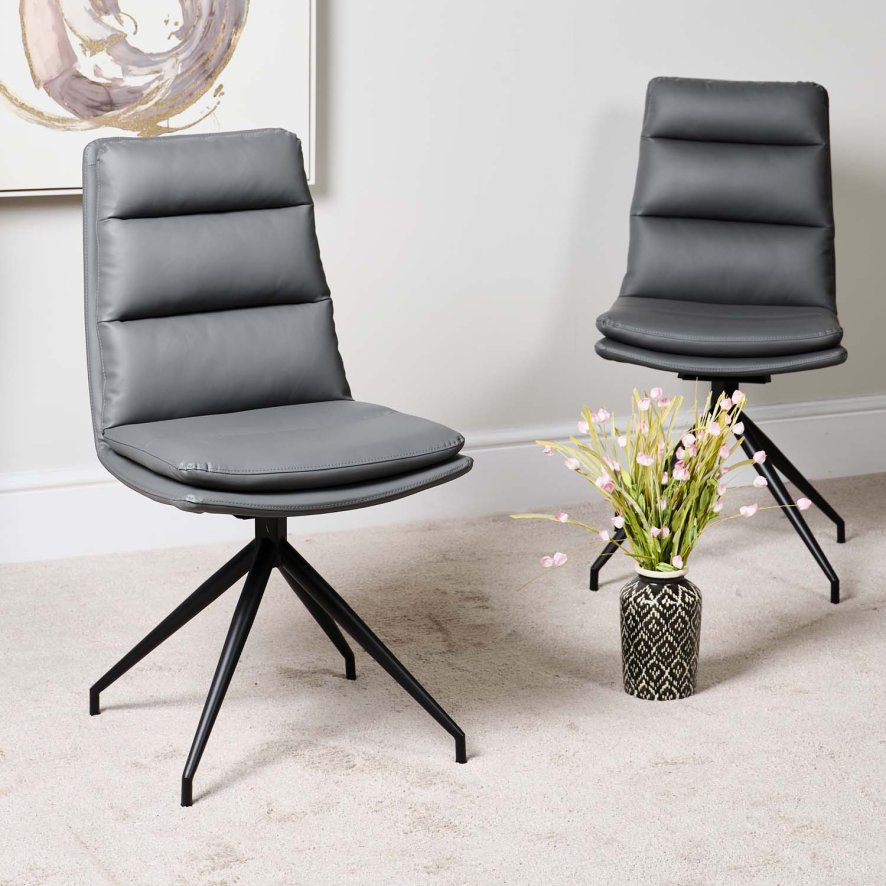 Woods Nico Dining Chair - Grey (Set of 2)