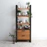 Industrial Bookcase With Drawers