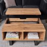 Clearance Industrial Laptop Storage Coffee Table