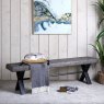 Industrial Dining Bench 140cm - Grey