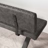 Woods Industrial Dining Bench With Back 180cm