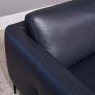Woods Carnaby Leather Sofa 2 Seater -  Dark Blue/Grey
