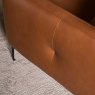 Woods Carnaby Leather Sofa 3 Seater -  Palomino Tan