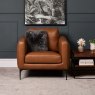 Woods Carnaby Leather Armchair -  Palomino Tan