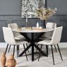 Eastcote Round Dining Table - White