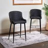 Woods Carlton Bar Stool - Grey (Set of 2)