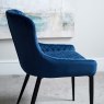 Woods Carlton Dining Chair -  Dark Blue Velvet (Set of 2)