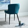 Woods Carlton Teal Velvet Dining Chair (Set of 2)