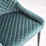 Woods Carlton Dining Chair - Dark Green Velvet (Set of 2)