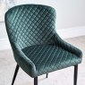 Woods Carlton Dining Chair - Dark Green Velvet (Set of 2)