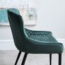 Woods Carlton Dark Green Velvet Dining Chair (Set of 2)