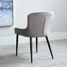 Woods Carlton Dining Chair - Light Grey Velvet (Set of 2)