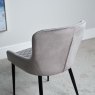 Woods Carlton Dining Chair - Light Grey Velvet (Set of 2)