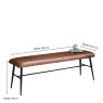 Woods Ripley Flat Bench - Tan
