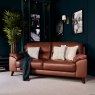 Vegas 3 Seater Sofa - Tan Leather