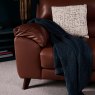 Clearance Vegas 3 Seater Sofa - Tan Leather