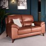 Clearance Vegas 2 Seater Sofa - Tan Leather