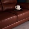 Woods Vegas 2 Seater Sofa - Tan Leather