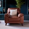 Vegas Armchair - Tan Leather