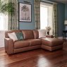 Woods Navarra Corner Chaise Sofa Right Hand Facing - Rangers Tan