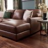 Woods Navarra Corner Chaise Sofa Right Hand Facing - Rangers Tan