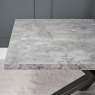 Woods Industrial Dining Table 135cm - Faux Concrete