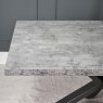 Clearance Industrial Dining Table 135cm - Faux Concrete