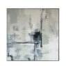 Urban City Scape Framed Art Neutral / Pewter