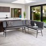 Woods Ripley Corner Bench Left  Hand Facing - Grey
