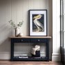 Woods Harrogate 2 Drawer Console in Meteor