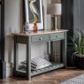 Woods Harrogate 2 Drawer Console in Moss