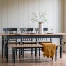 Woods Harrogate Extending 180-230cm Dining Table in Meteor