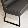 Woods Paulo Corner Bench - Anthracite (Left Hand Facing)