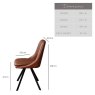 Woods Sebastian Dining Chair- Grey (Set of 2)