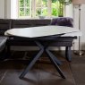 Woods Toscana White Motion Table with Industrial Corner Bench - Grey
