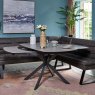 Woods Toscana Grey Motion Table with Industrial Corner Bench - Grey