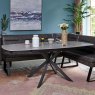 Woods Toscana Grey Motion Table with Industrial Corner Bench - Grey