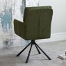 Woods Parma Dark Green Dining Chair - Pocket Sprung (Set of 2)