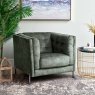 Woods Marseilles Armchair in Forest Green