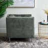 Woods Marseilles Armchair in Forest Green