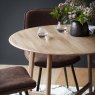 Woods Madison Round Dining Table in Oak