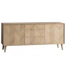 Woods Marley 2 Door 3 Drawer Sideboard