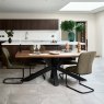 Soho 200cm Dining Table & 4 Firenza Dining Chairs - Olive