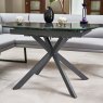 Woods Ravenna Motion Table in Grey with Paulo RHF Corner Bench and Paulo Low Bench in Grey