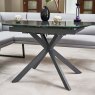 Clearance Ravenna Motion Table in Grey with Paulo LHF Corner Bench and Paulo Low Bench in Grey