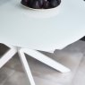 Woods Ravenna Motion Table in White with Paulo LHF Corner Bench and Paulo Low Bench in Anthracite