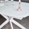 Clearance Ravenna Motion Table in White with Paulo RHF Corner Bench and Paulo Low Bench in Grey